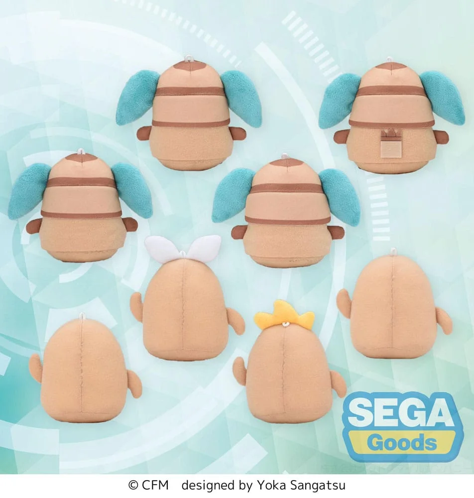 Piapro Characters Hatsune Miku Series fuwa petit Plush Keychains Haniwa 10 cm Blind Box - 1 Unidade